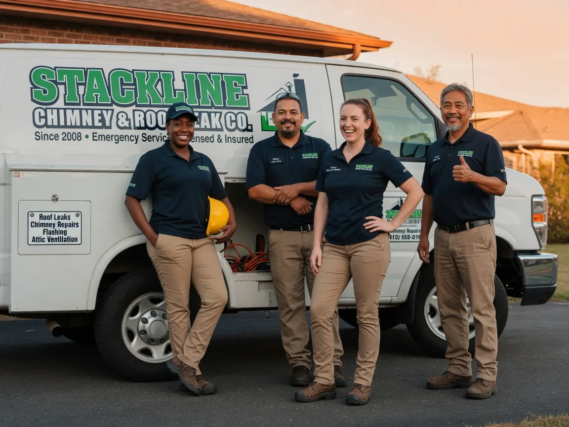 Chimney flashing repair company in Eastville, VA